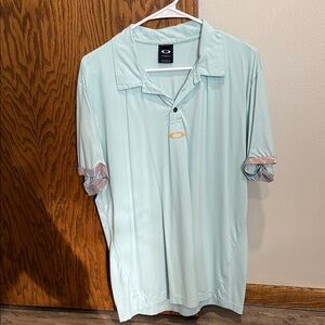 Oakley Sky Blue Polo Shirt for Men